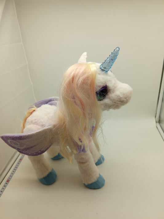 Interaktives Plüsch-Einhorn – leuchtendes Horn, reagiert auf Berührung