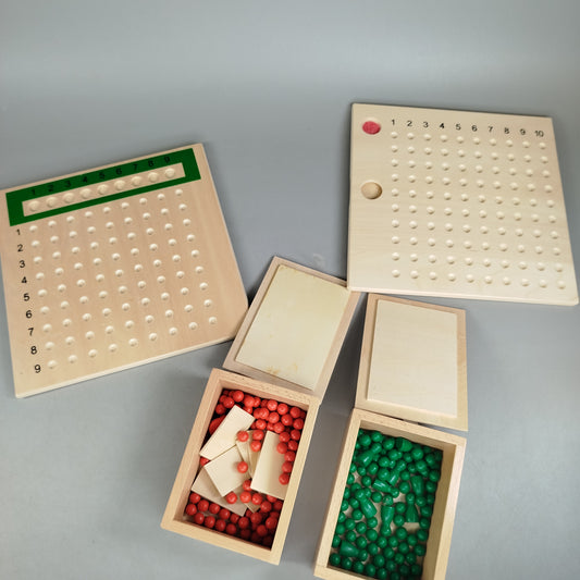 Holz Lernspiel Zahlenbrett