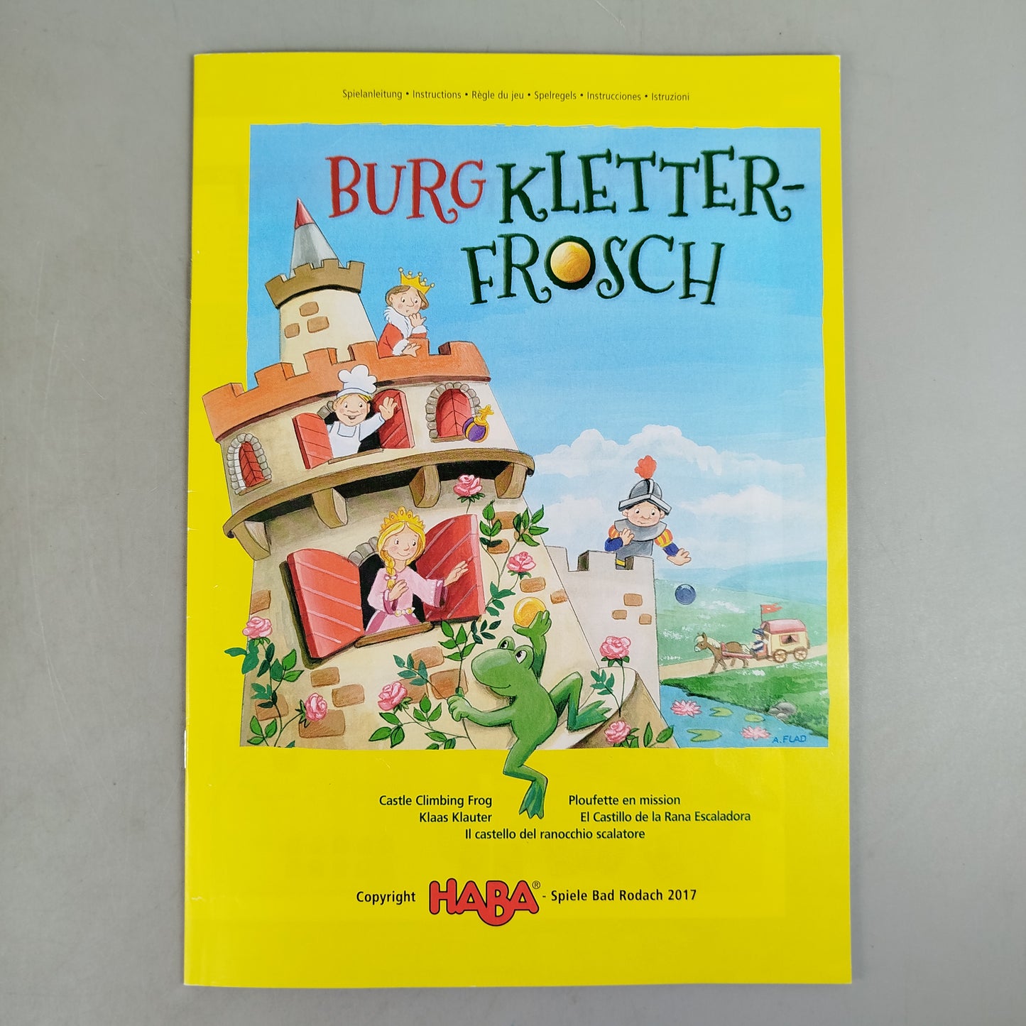 HABA Burg Kletterfrosch 303631 Brettspiel,gebraucht,ab 3 4 5 Jahre | ✅ geprüft