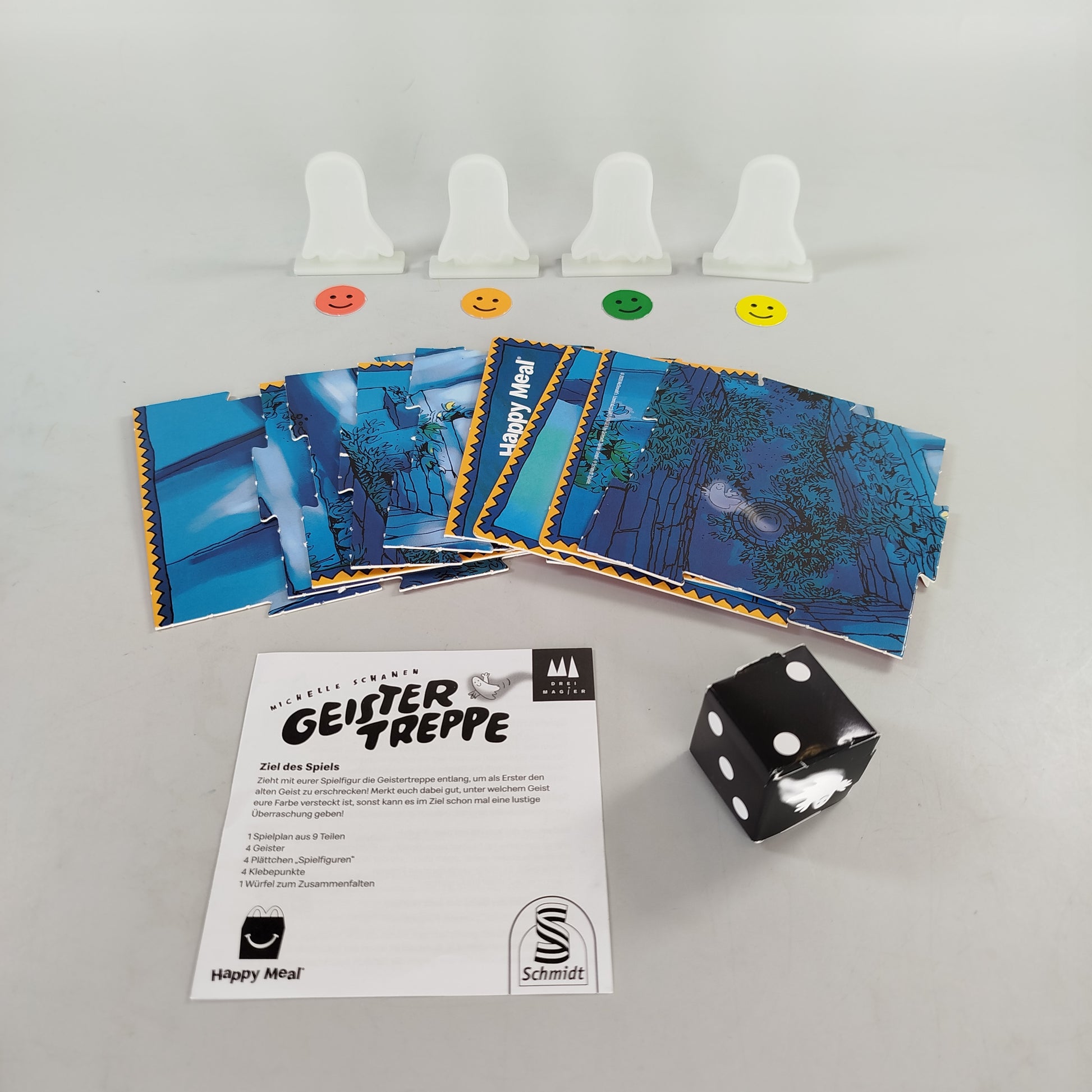 HABA, Ravensburger, Schmidt Spiele Brettspiel-Bundle: Socks'n'Zocken & Unsere Welt & Geistertreppe