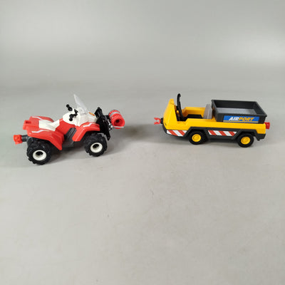 Playmobil Bundle Flughafen Set von 2 Quad & Airportfahrzeug ab 3 Jahre