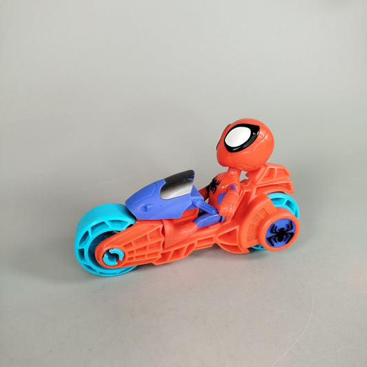 Marvel Spider-Man Actionfigur mit Motorrad Set