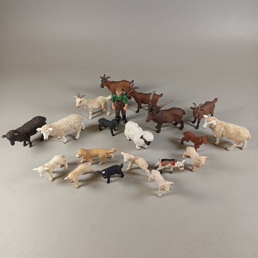 Schleich Bundle Bauernhof Set von 20 Tiere & Bauer