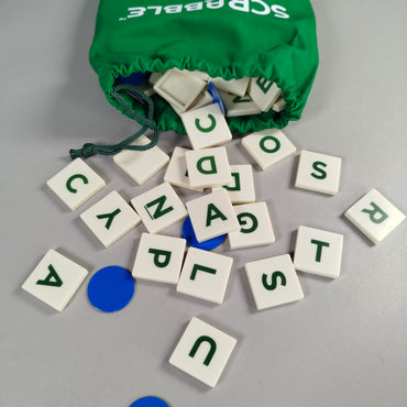 Scrabble Practice & Play Lernspiel Englisch Brettspiel, wie neu