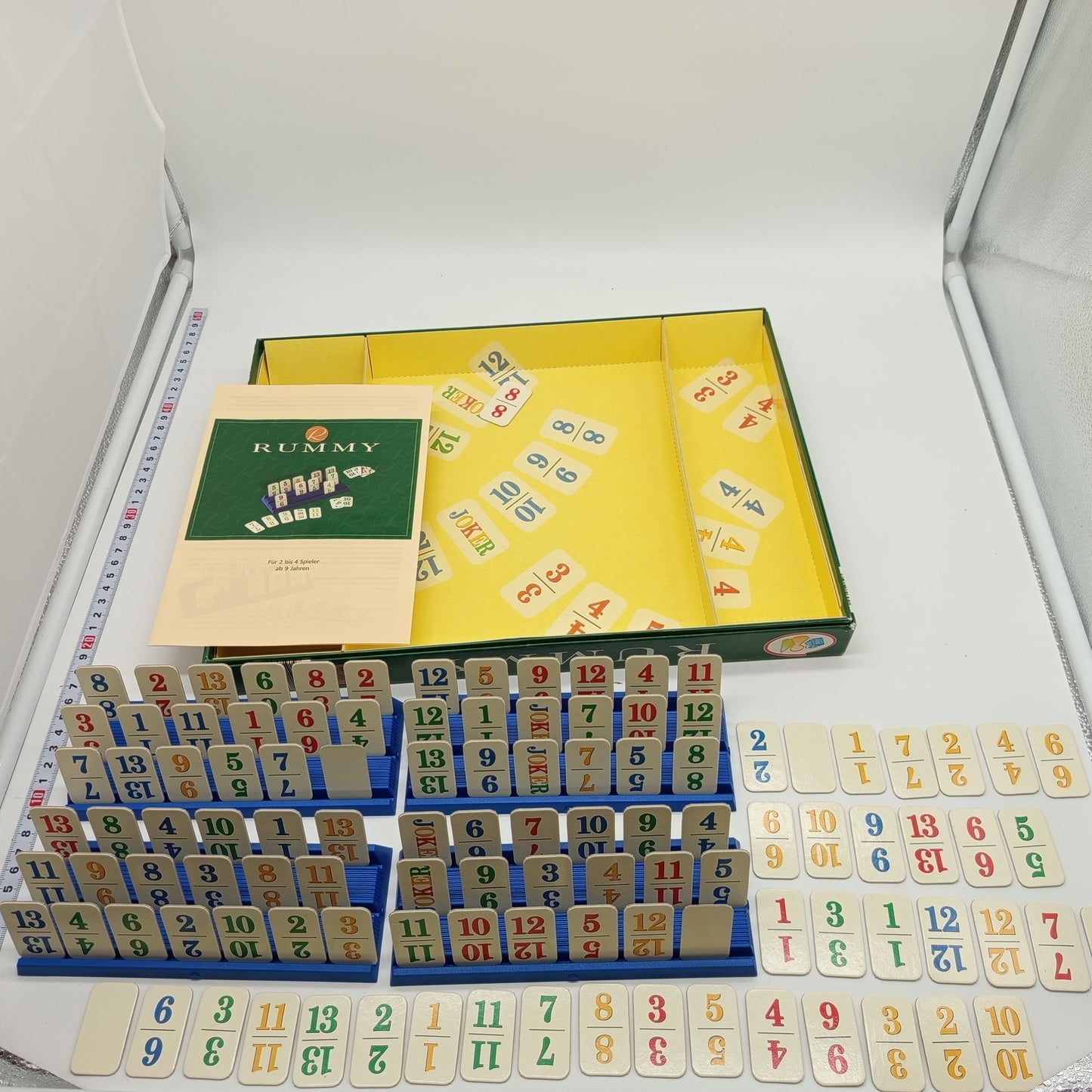 Rummy Brettspiel – klassisches Zahlenlegespiel, OVP