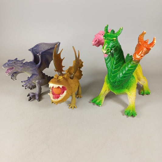 Bundle Drachen 3x Figuren mit Kugel