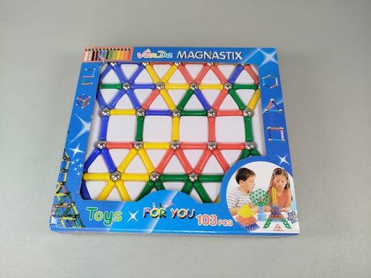 JianDa Magnetisches Konstruktionsspiel 103 Teile, OVP, neuwertig