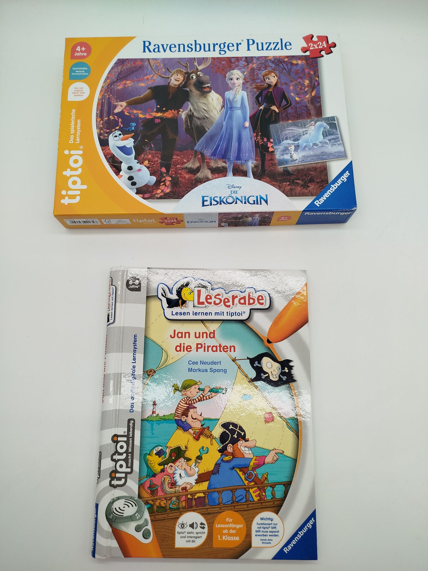 Ravensburger Puzzle-Set mit Buch - 2x24 Teile