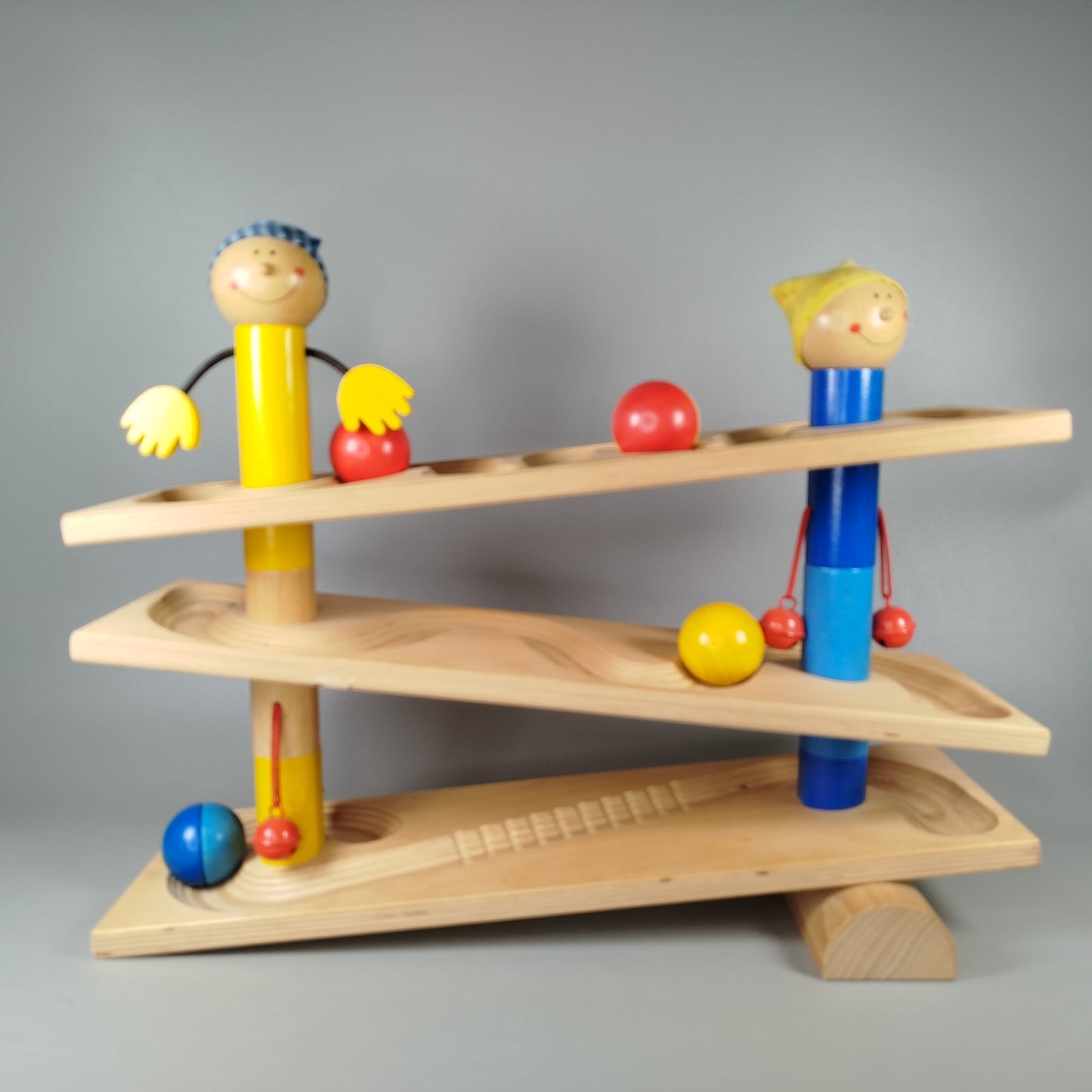 Haba Holz Kugelbahn Set – mit Glocken und bunten Kugeln