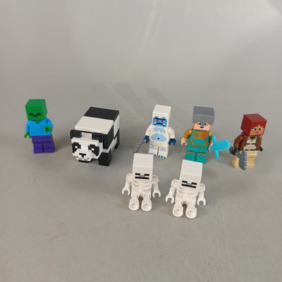 LEGO Bundle Minecraft 7x Minifiguren, gebraucht, ab 6 7 8 Jahre | ✅ geprüft