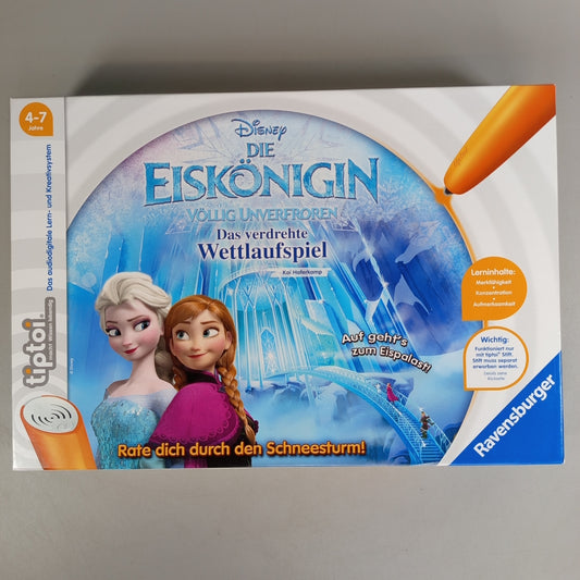 Ravensburger Tiptoi Brettspiel – Disney Die Eiskönigin Das verdrehte Wettlaufspiel