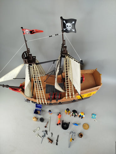 Playmobil Piratenschiff 🙂🏴☠️, gebraucht, ab 3 4 5 Jahre | ✅ geprüft