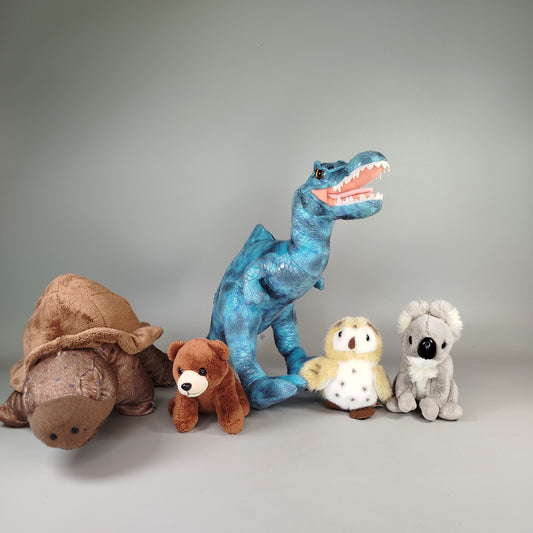 Wild Republic Plüschtiere Set von 5 Wildtiere, gut erhalten