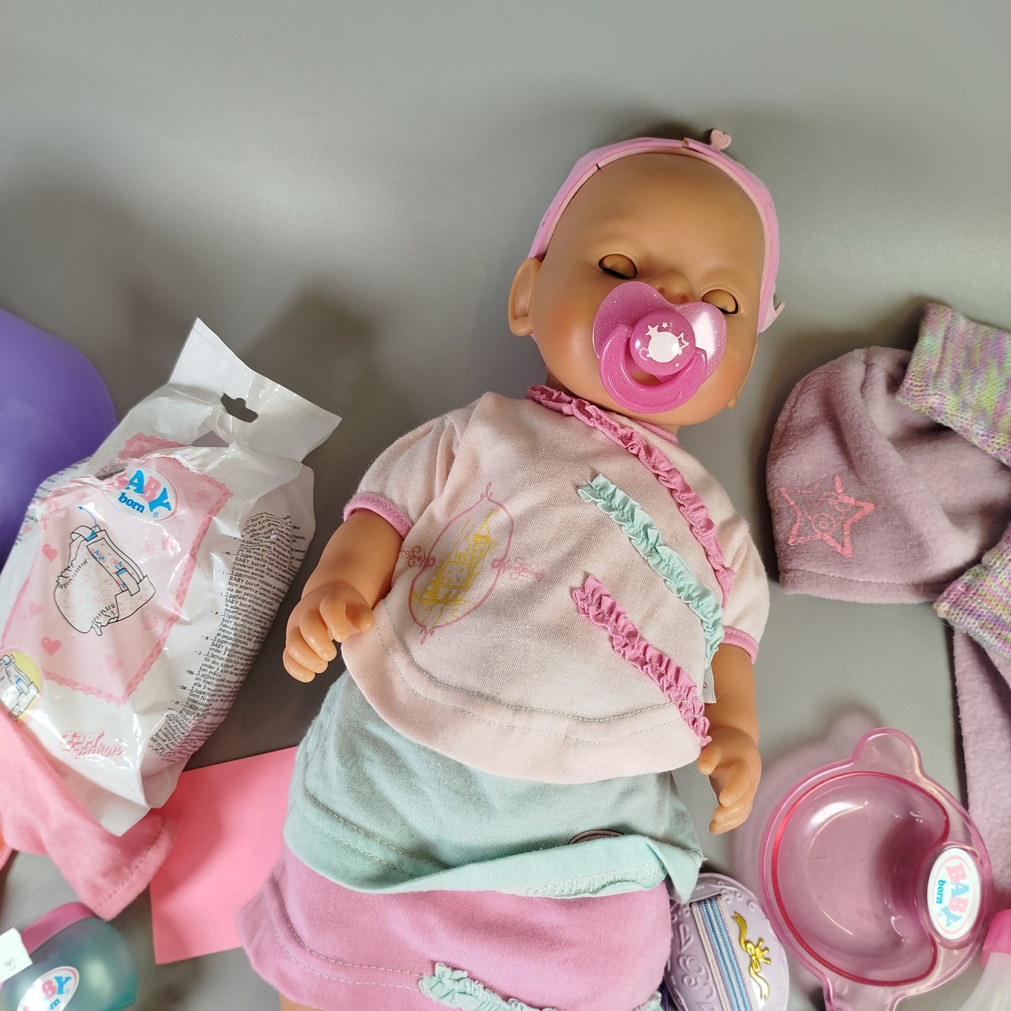 Zapf Creation BABY born Puppe – Spielset mit Zubehör