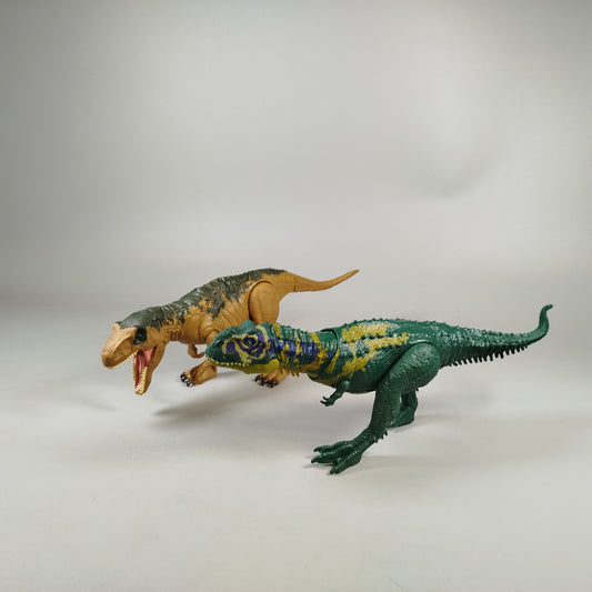 Mattel Jurassic World Set von 2 Dinosaurier Actionfiguren