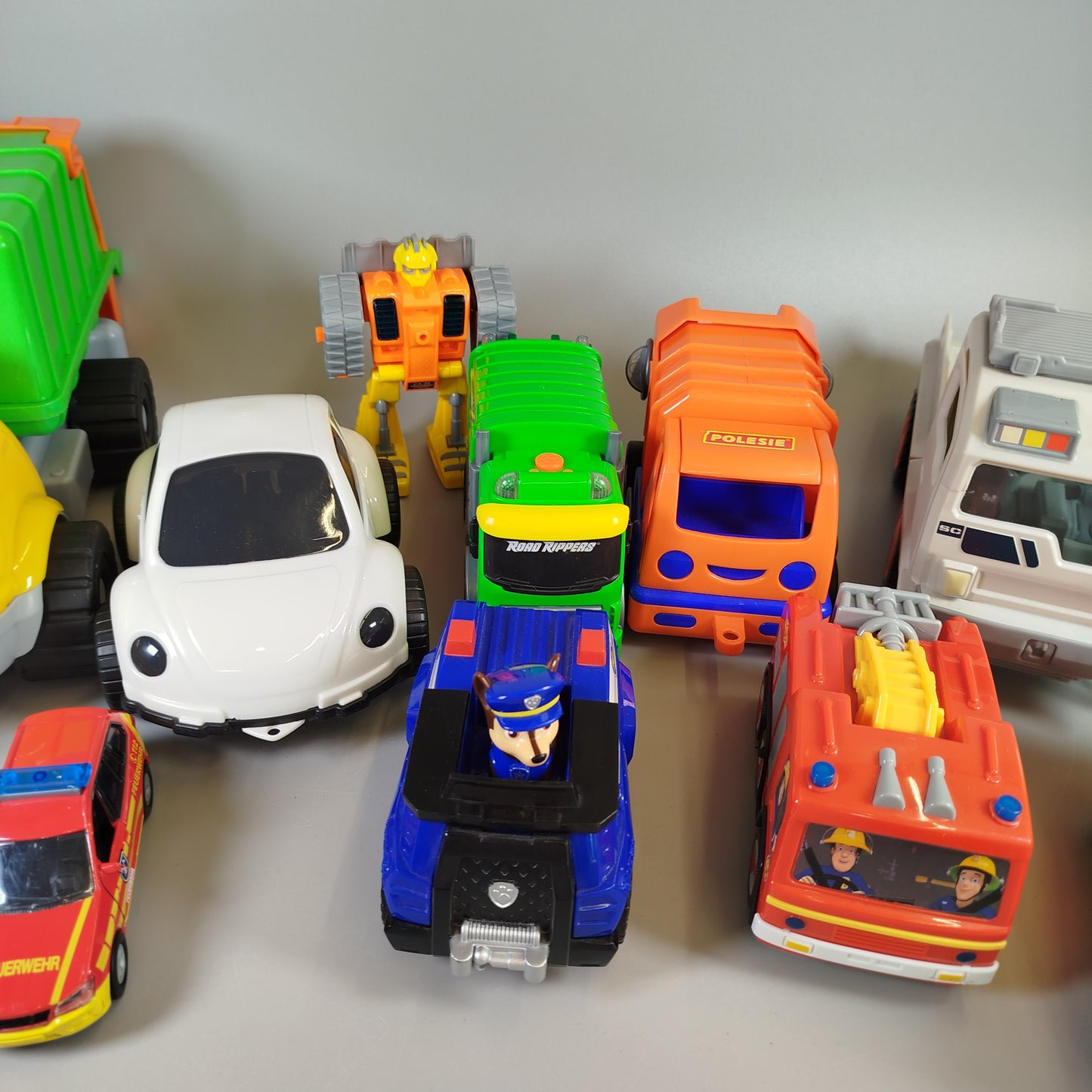 Fahrzeugset - Rettungsfahrzeuge - 11-teilig für Rollenspiele