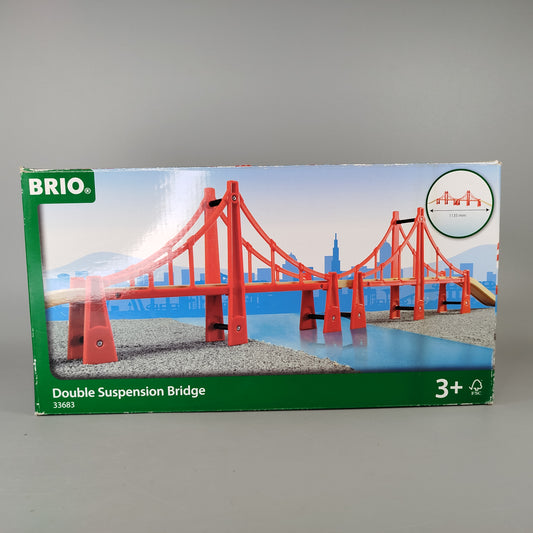 BRIO Doppel-Hängebrücke Set – leichte Gebrauchsspuren