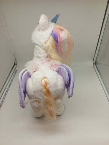 Interaktives Plüsch-Einhorn – leuchtendes Horn, reagiert auf Berührung