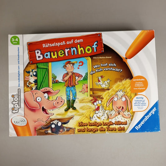 Ravensburger Lernspiel Rätselspaß auf dem Bauernhof – Tiptoi kompatibel