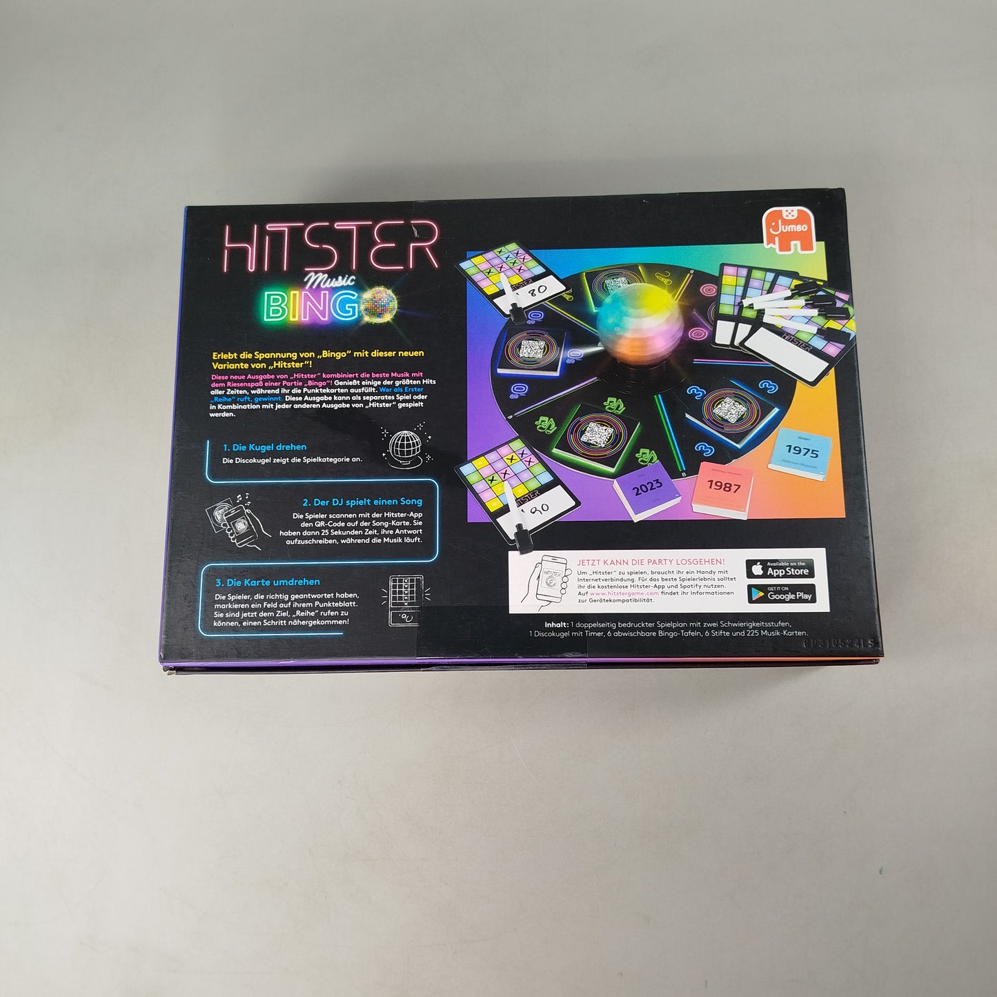 Jumbo Hitster Bingo Partyspiel