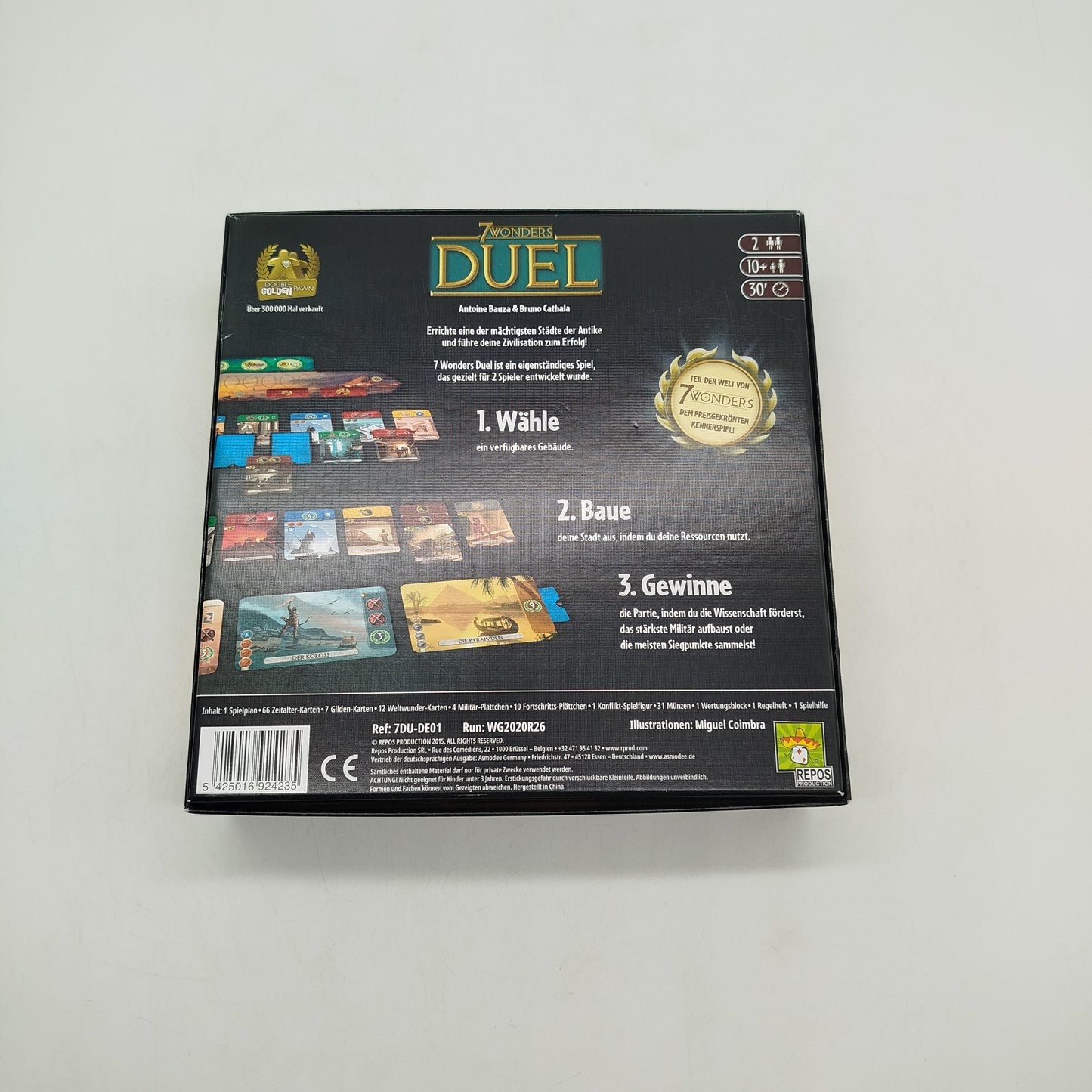 Repos Production 7 Wonders Duel 7DU-DE01 Brettspiel