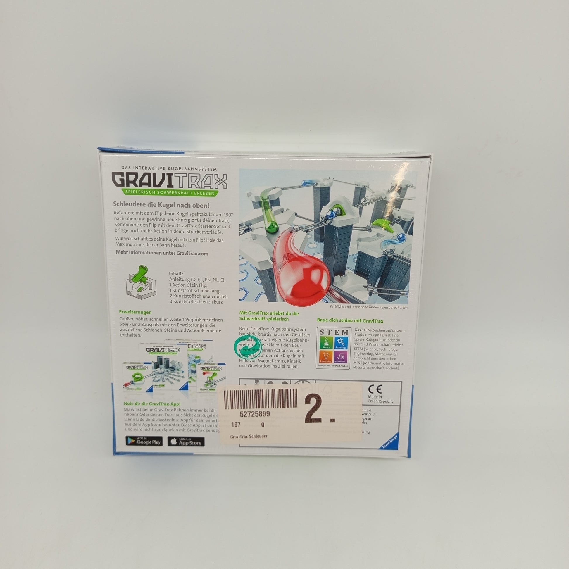 Ravensburger GraviTrax Erweiterung Flip & Seilbahn, Set von 2, OVP, neu