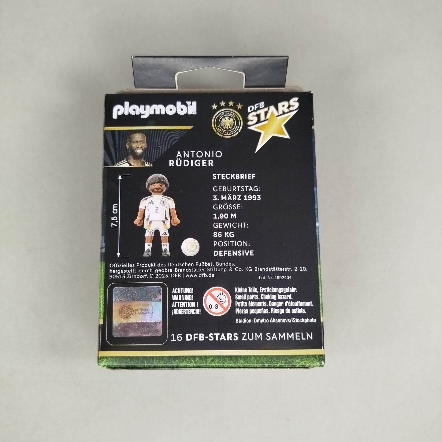 Playmobil Figur DFB Stars Antonio Rüdiger, neu, ab 6 Jahre | geprüft