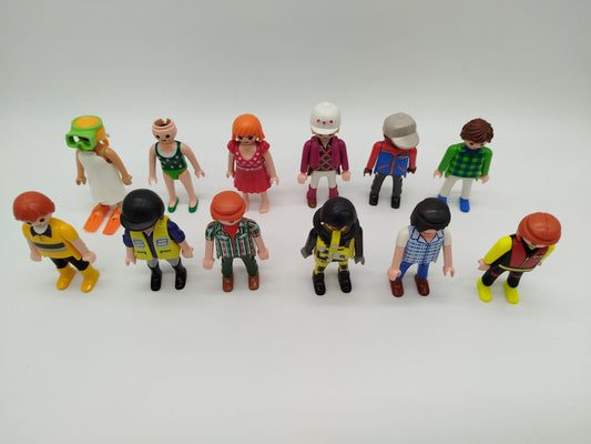 Playmobil Figuren Set von 12 – Berufe und Freizeit