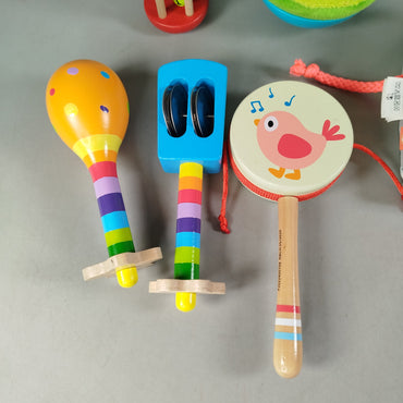 done by deer Bundle Baby Stoffbuch & Holzrasseln