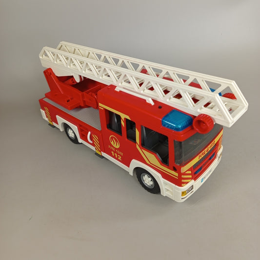 Playmobil Feuerwehrfahrzeug mit Drehleiter 4312 – Löschfahrzeug Set