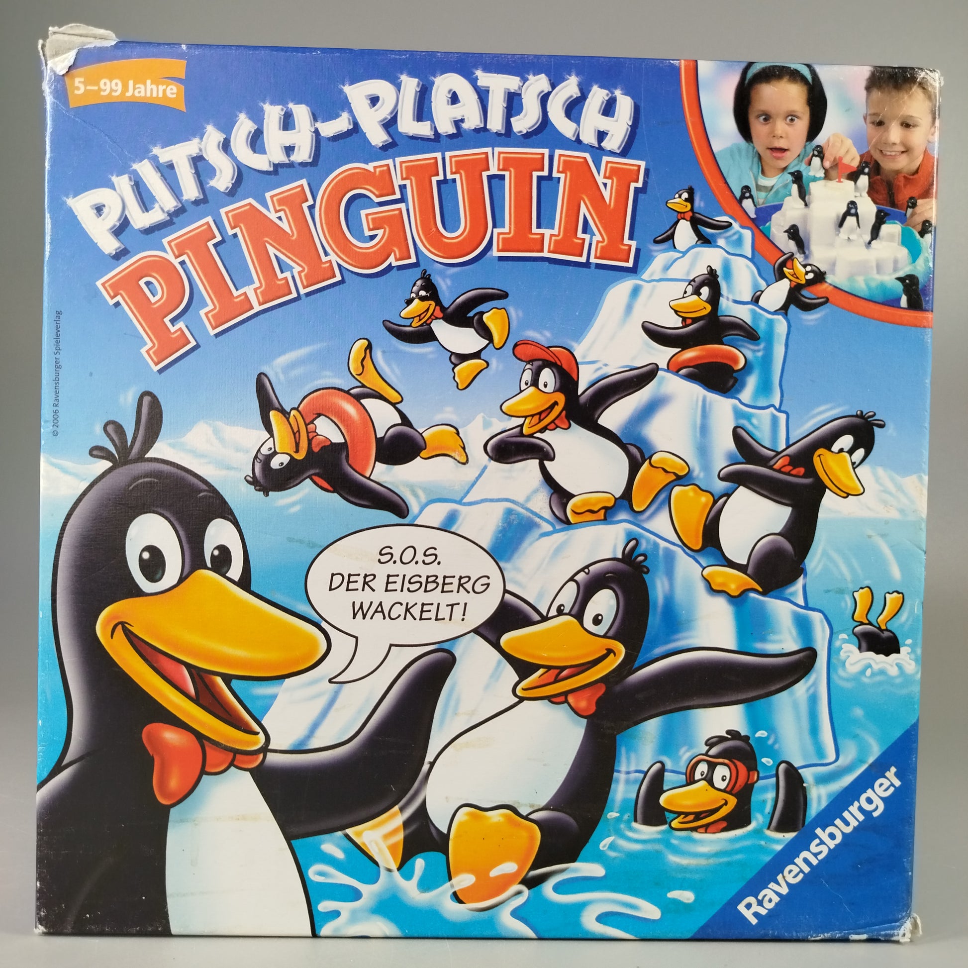 Ravensburger Gesellschaftsspiel – Plitsch-Platsch Pinguin, gebraucht
