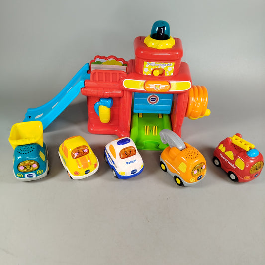VTech Bundle 6x Feuerwehrhaus Fahrzeuge mit Sound