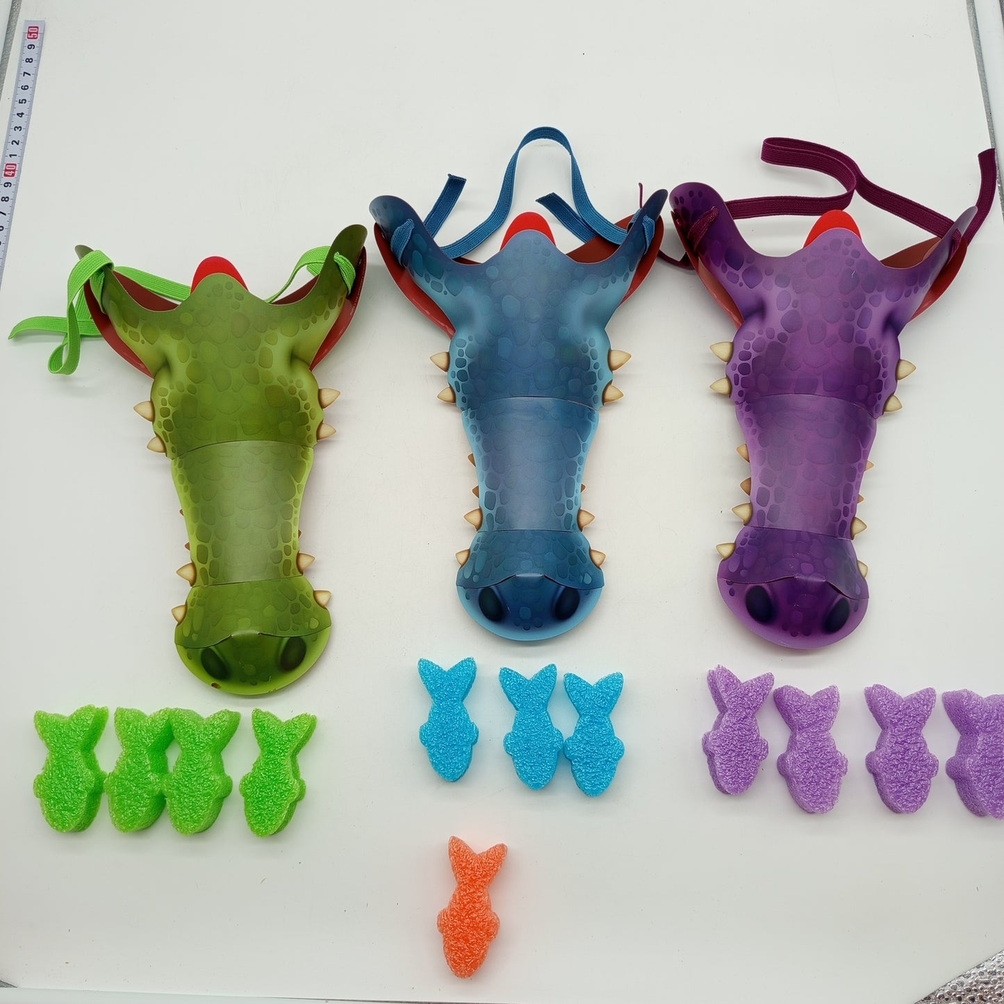 Noris Brettspiel – Kroko Dinner mit Masken & Fischen