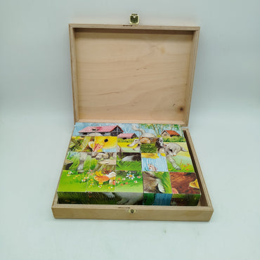 Eichhorn Holz-Bilderwürfel Tiere 3396 Puzzle