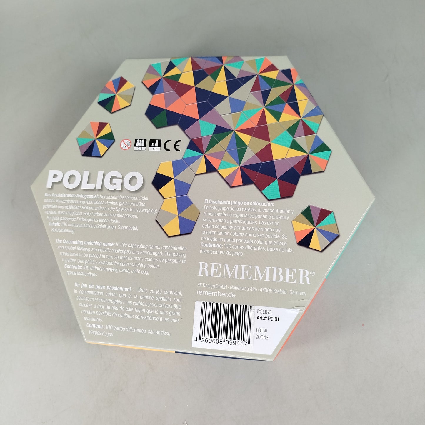 REMEMBER Poligo PG01 🤔🔍 Denkspiel, gebraucht, ab 6 7 8 Jahre | ✅ geprüft