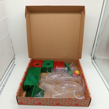 Connetix Xmas Ball Run 71T Kugelbahn, gebraucht, ab 3 4 5 Jahre | ✅ geprüft