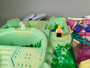 LEGO Prinzessinnenwelt – Schloss Burg Set mit Platte & Zubehör