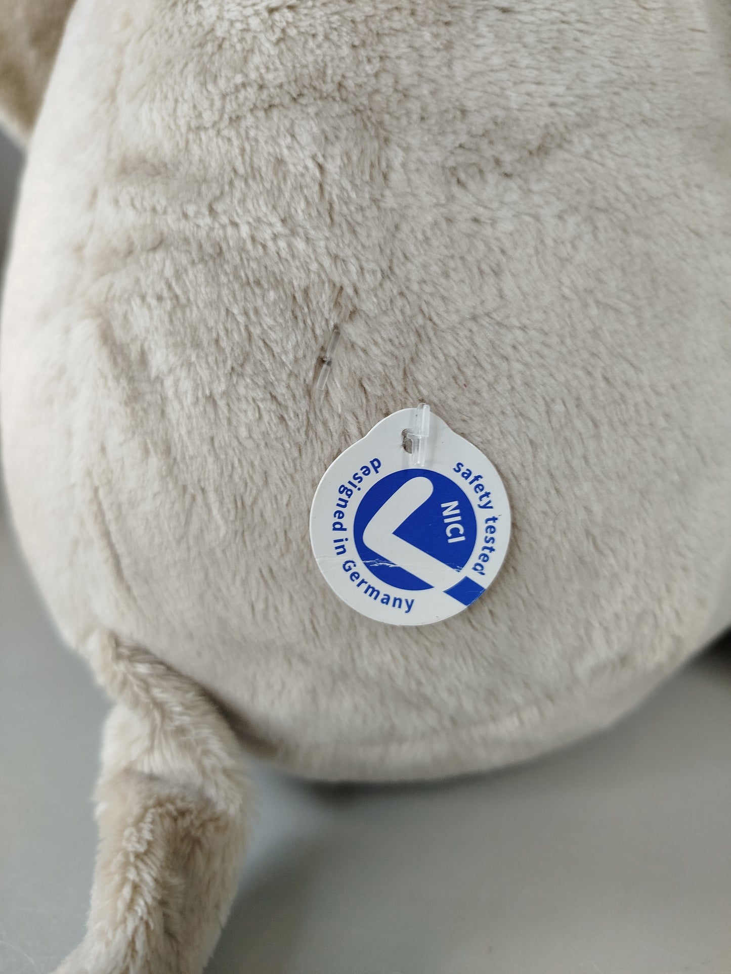 NICI Kuscheltier Elefant - Grau