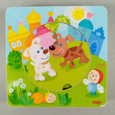 Haba & Hape Bundle Holzpuzzle Tiere Set von 3
