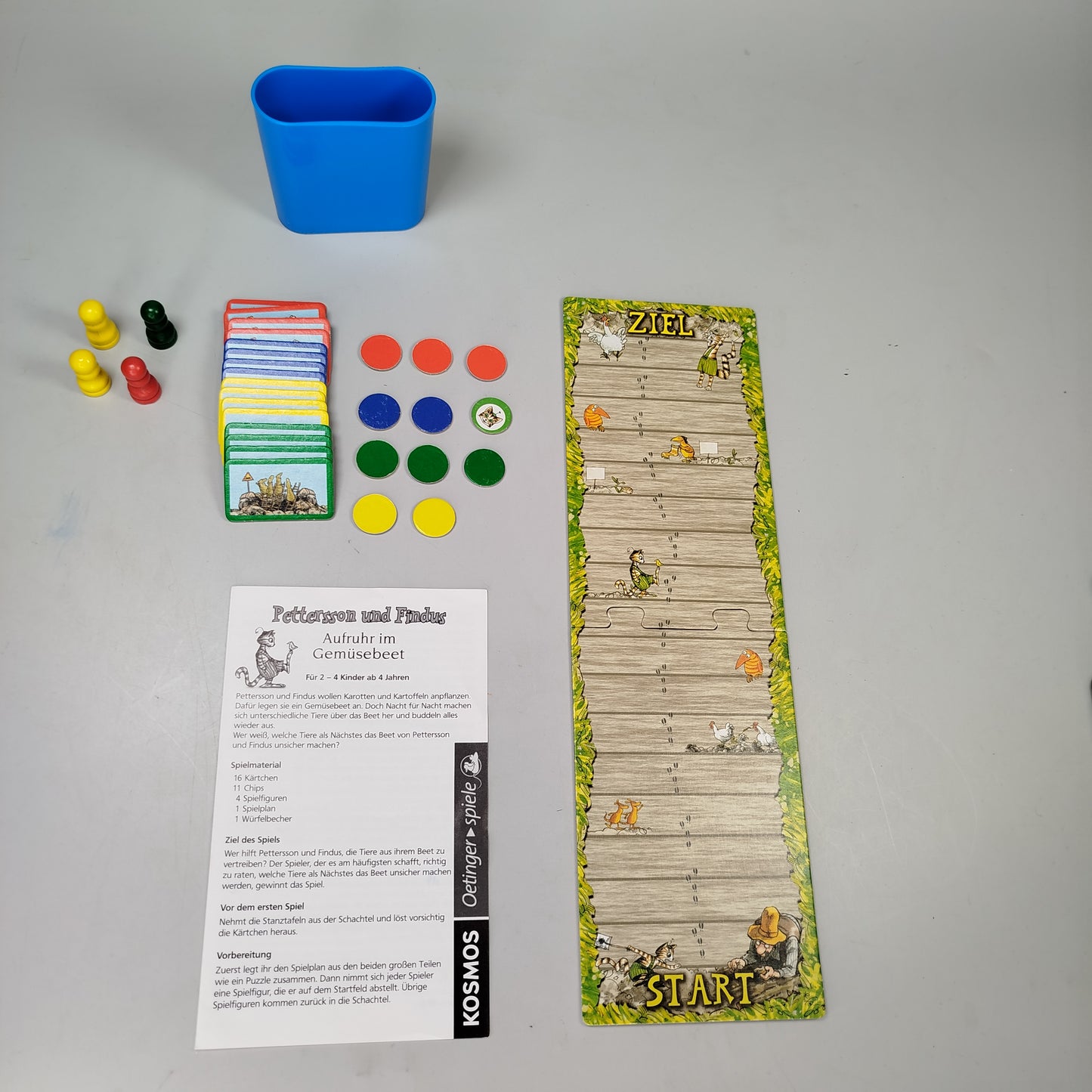 Kosmos, Oetinger Spiele Würfeln, Memory & Rennen