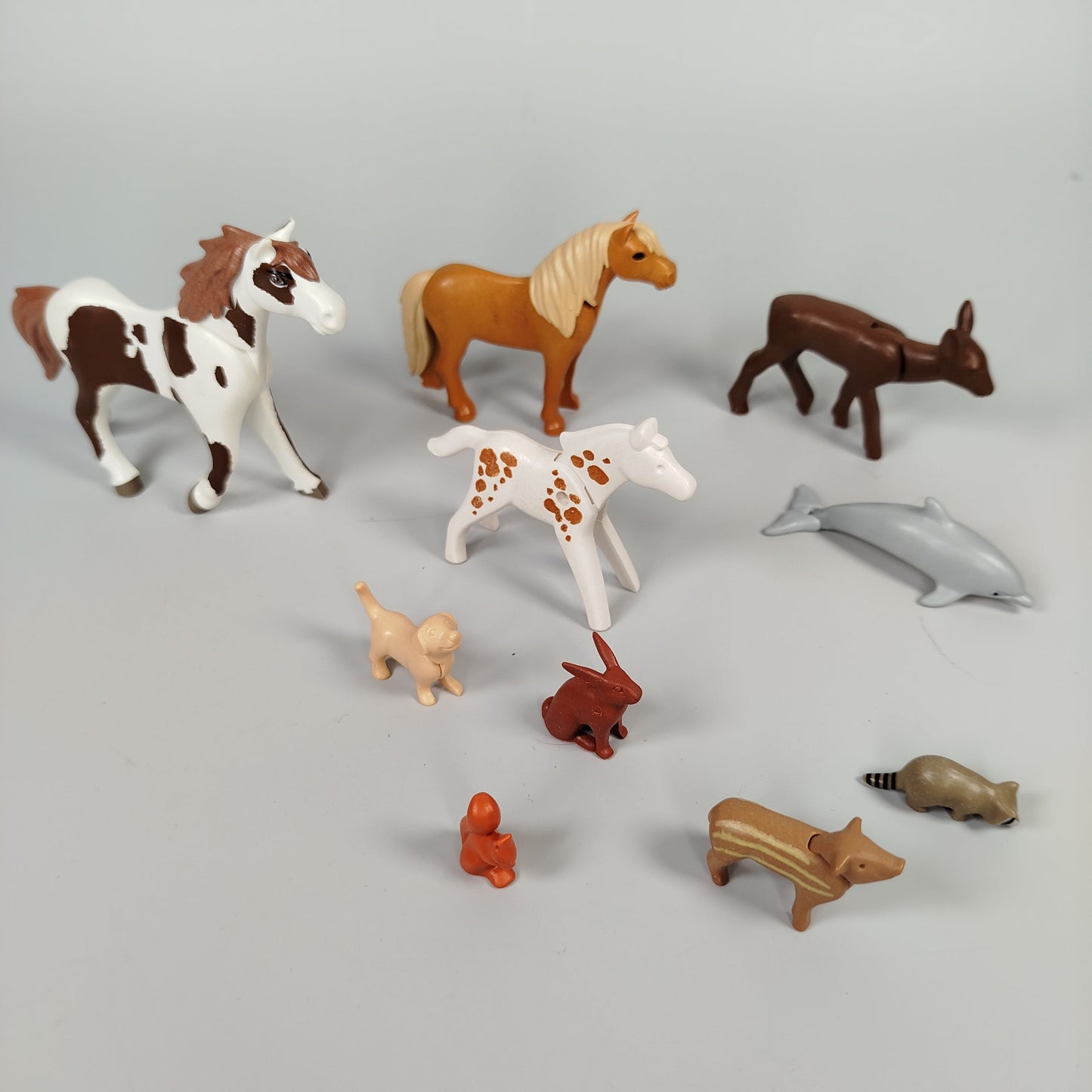 Playmobil Tierfiguren-Set - Bauernhof- & Naturtiere - 10 Stück