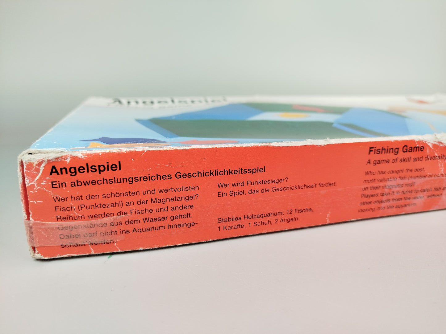 Holzspielzeug Set vintage - Abakus & Mertens Angelspiel, OVP