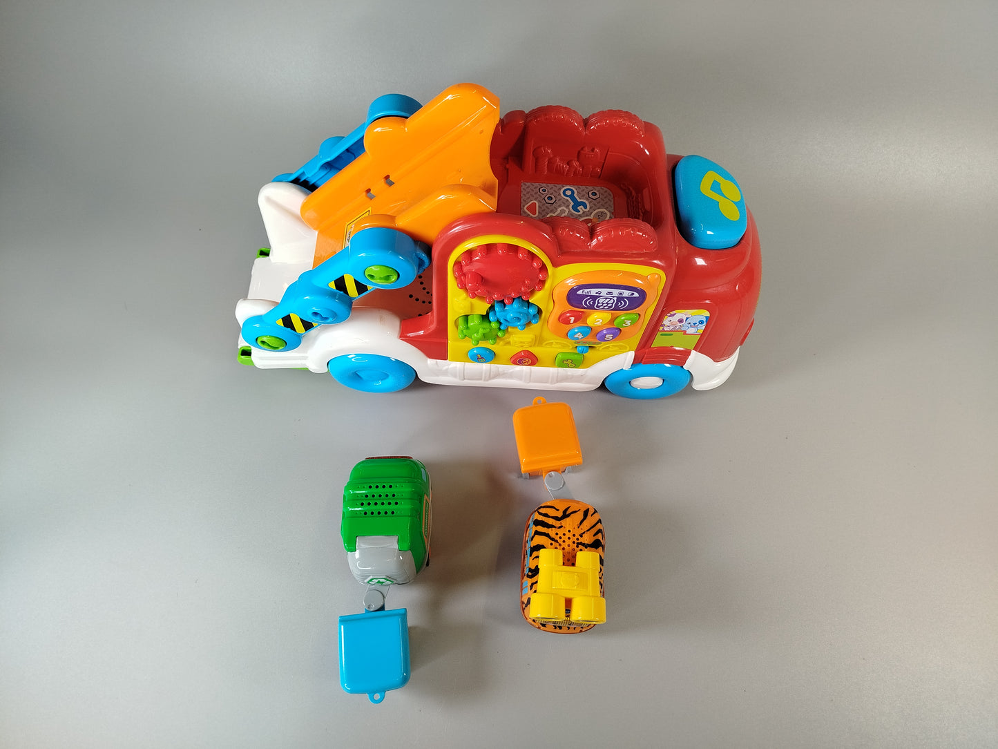 VTech Lernspaß - Autotransporter mit Lieder + kleine Müllwagen