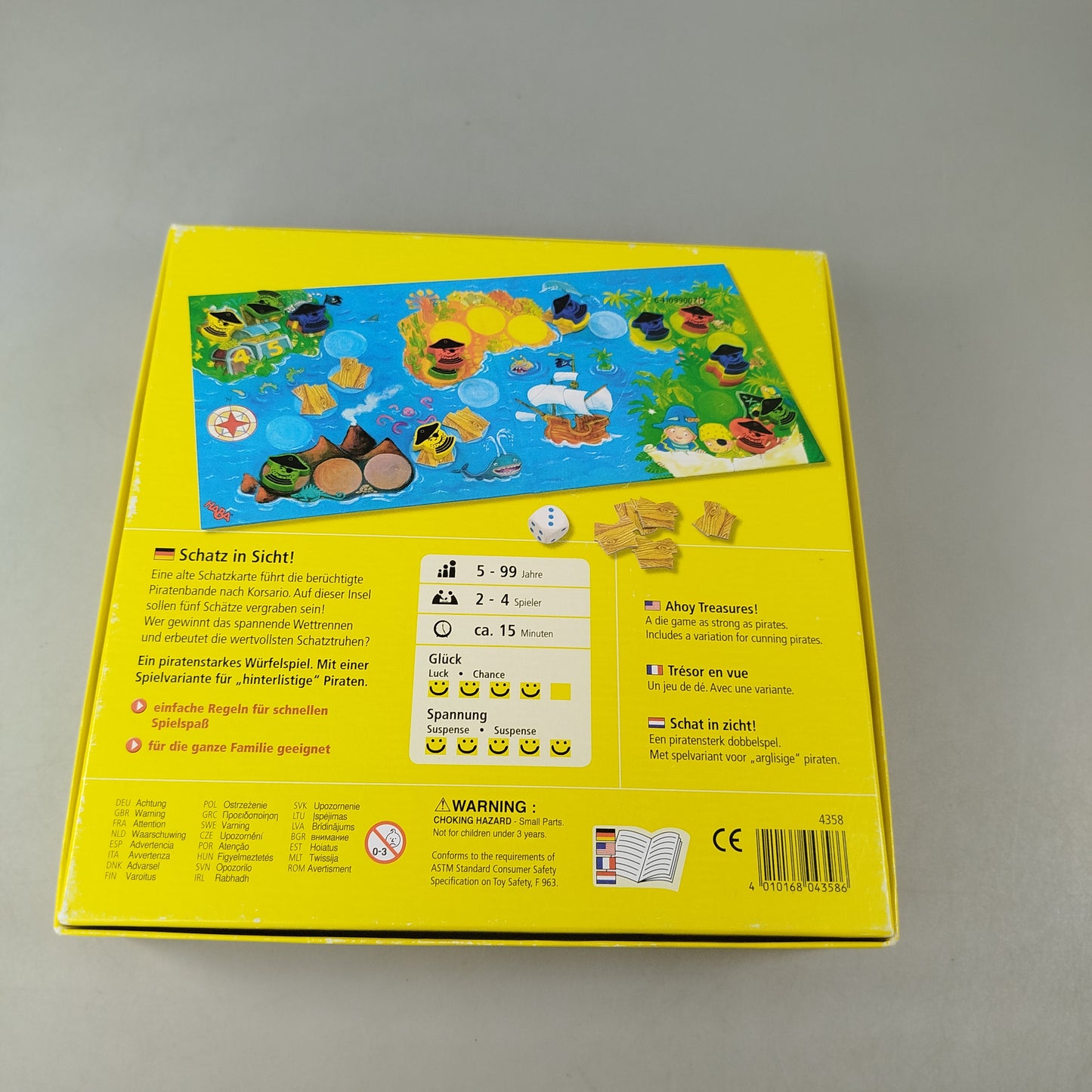 HABA Schatz in Sicht! 4358 Brettspiel