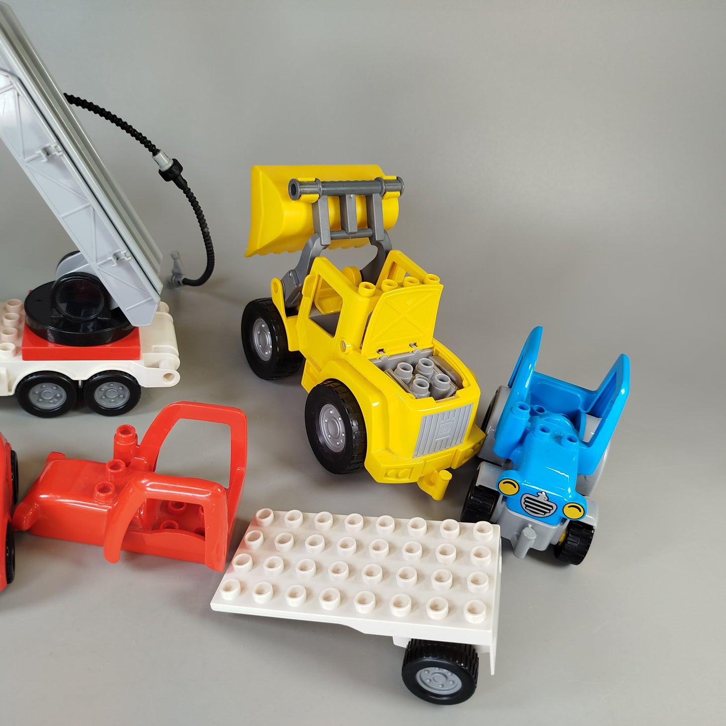 LEGO DUPLO Fahrzeug-Set, Feuerwehr, Frontlader, Traktor, gut