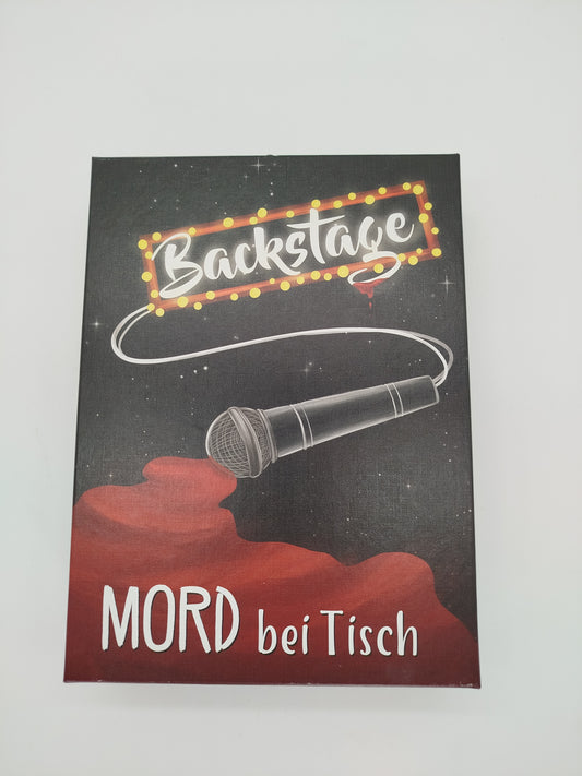 Krimidinner Backstage – Mord bei Tisch, Gesellschaftsspiel