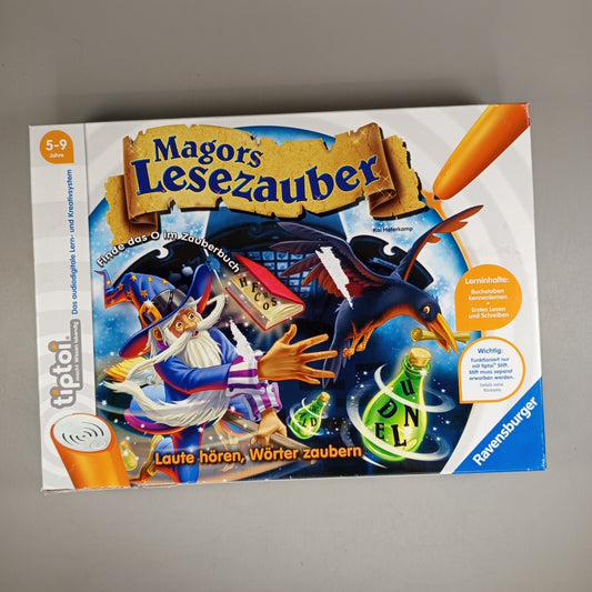 Ravensburger Tiptoi Lernspiel – Magors Lesezauber Brettspiel
