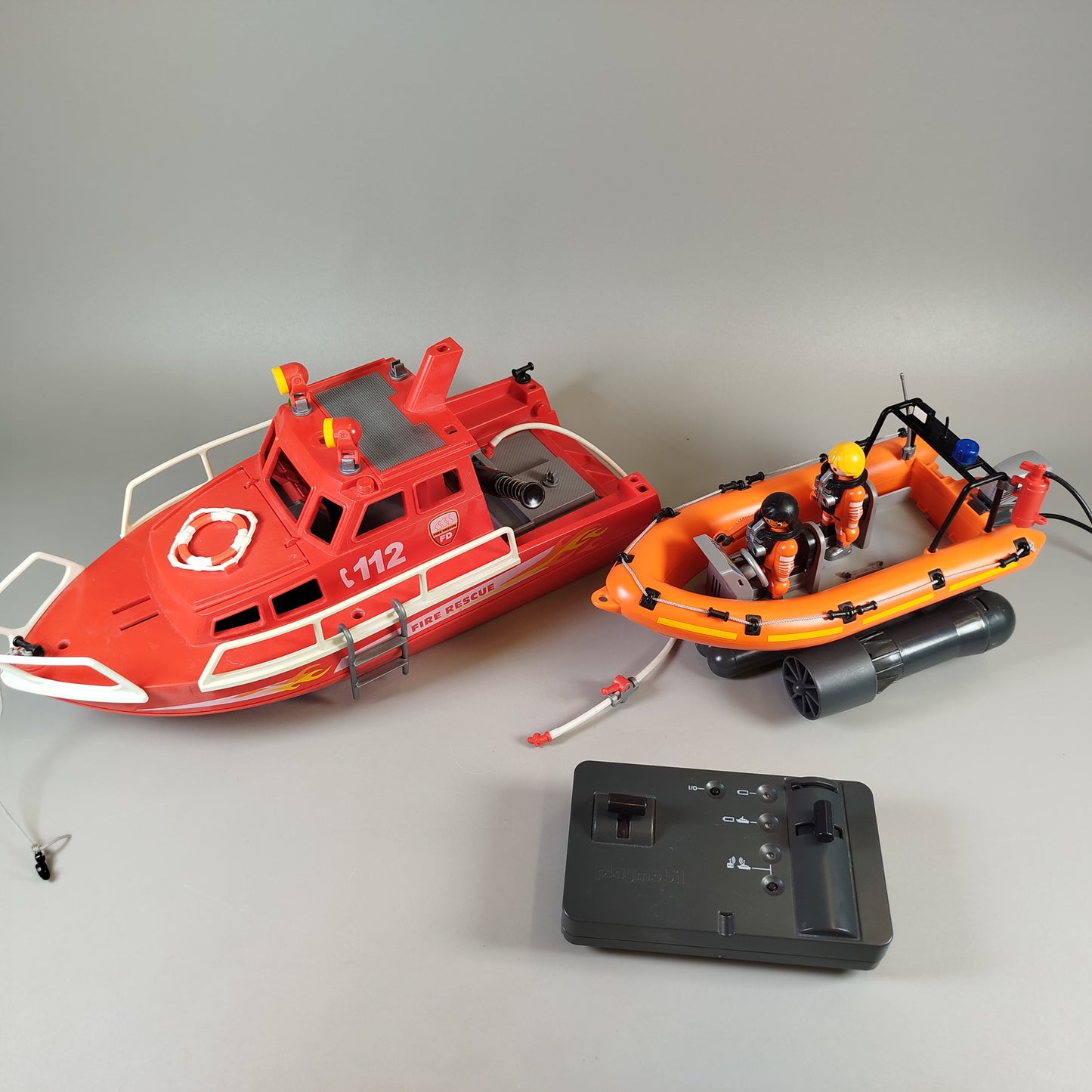 Playmobil Feuerwehr Rettungsboot Set – mit Figuren & Zubehör