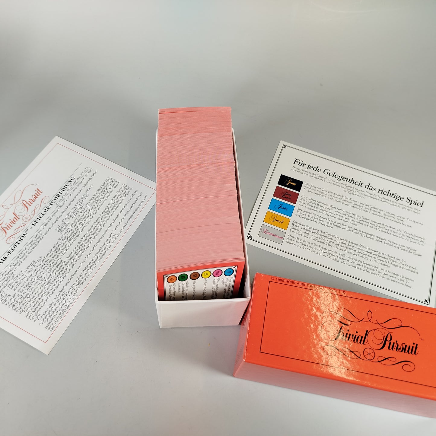 Parker Fragenkarten Set - Musik und Disney - Trivial Pursuit