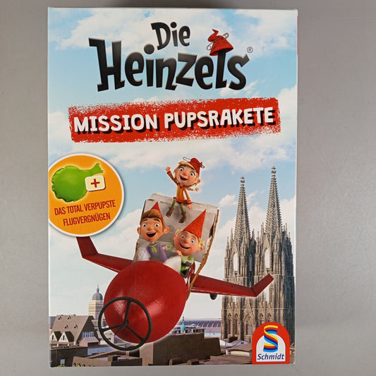 Schmidt Spiele Brettspiel – Die Heinzels: Mission Pupsrakete, OVP